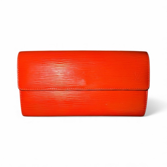 Louis Vuitton Handbags - Louis Vuitton Orange Epi Sarah Wallet